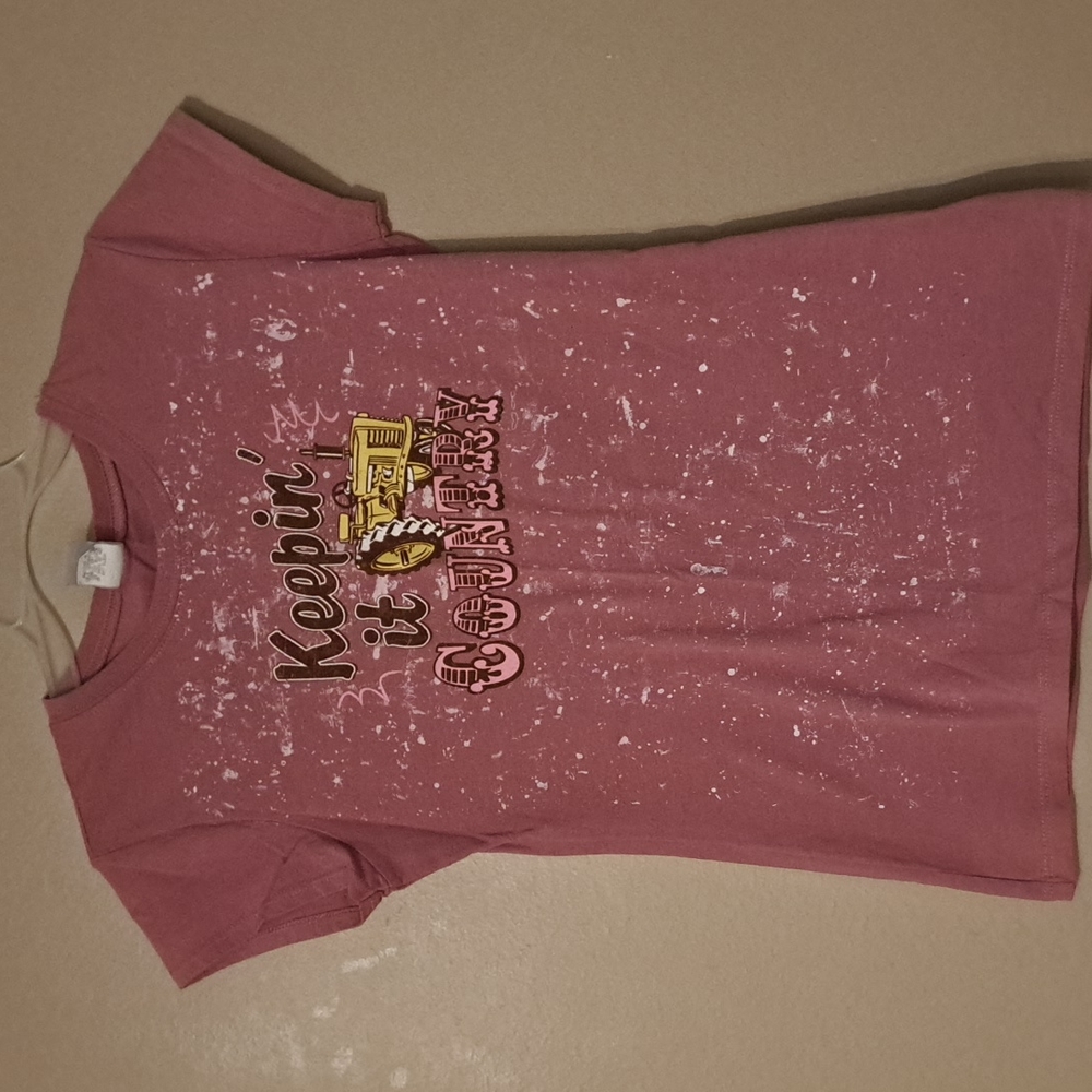 Juniors Ross Sportswear "Keepin' It Country" T-Shirt Size Large